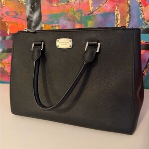 Michael Kors Black Satchel Bag